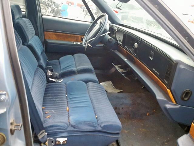 1G4CW53L9M1625152 - 1991 BUICK PARK AVENU BLUE photo 5