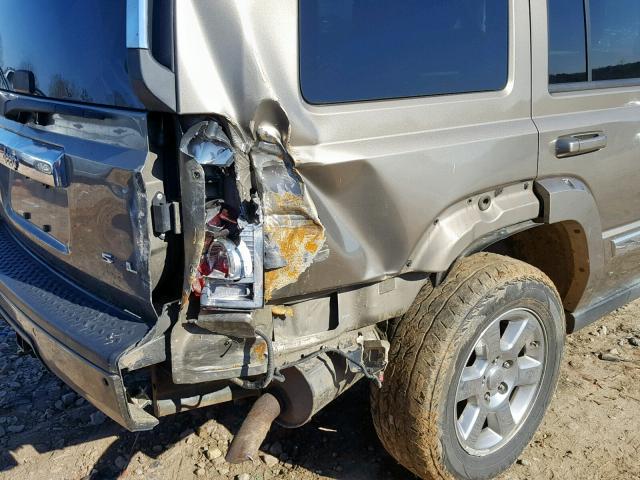 1J8HG58286C139472 - 2006 JEEP COMMANDER Qəhvəyi foto 9