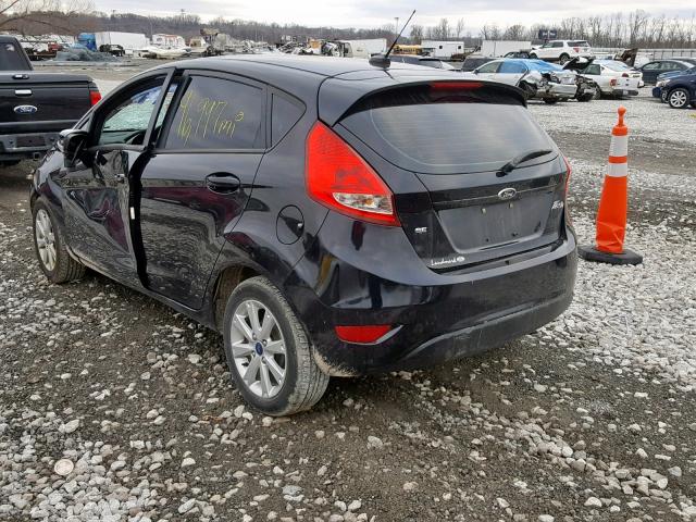 3FADP4EJ2DM175560 - 2013 FORD FIESTA SE BLACK photo 3