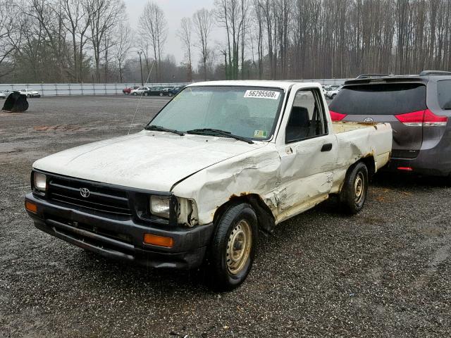 JT4RN81A8P5162941 - 1993 TOYOTA PICKUP 1/2 WHITE photo 2