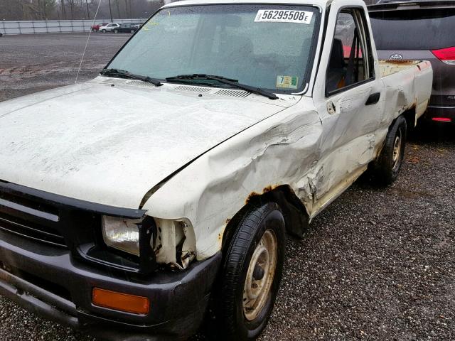 JT4RN81A8P5162941 - 1993 TOYOTA PICKUP 1/2 WHITE photo 9