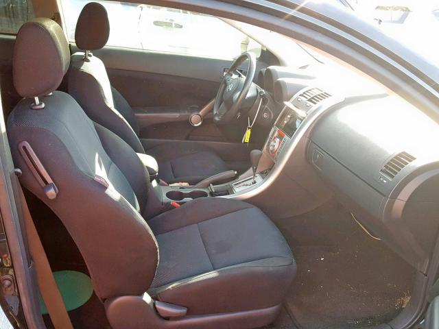 JTKDE3B76A0308587 - 2010 TOYOTA SCION TC შავი ფოტო 5