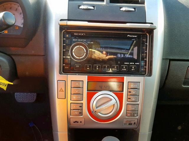 JTKDE3B76A0308587 - 2010 TOYOTA SCION TC შავი ფოტო 9