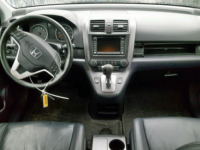 JHLRE48707C041659 - 2007 HONDA CR-V EXL BLACK photo 9