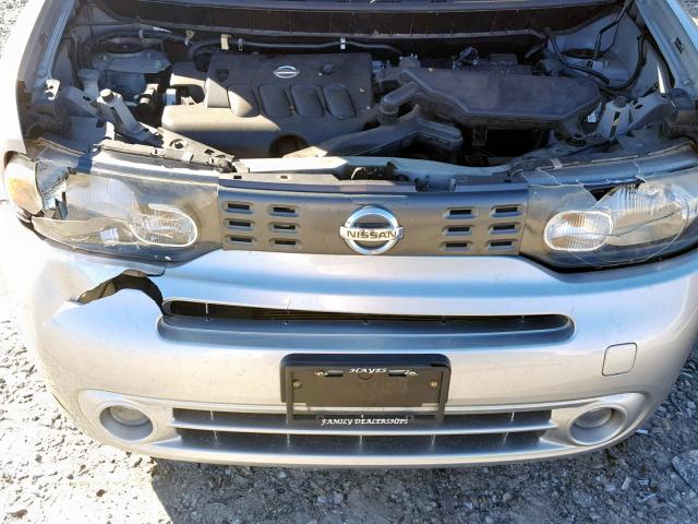 JN8AZ2KR9AT170945 - 2010 NISSAN CUBE BASE GRAY photo 7