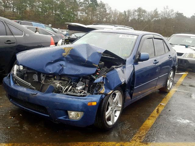 JTHBD192620061314 - 2002 LEXUS IS 300 BLUE photo 2