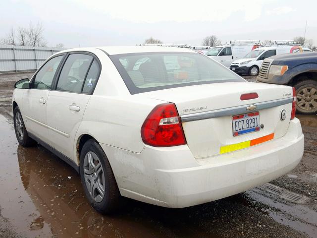 1G1ZS58N07F292733 - 2007 CHEVROLET MALIBU LS 白色 照片 3