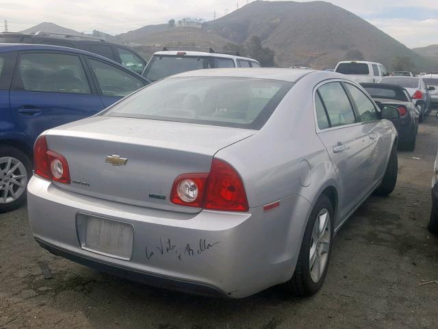 1G1ZA5E07AF290223 - 2010 CHEVROLET MALIBU LS Gümüş foto 4