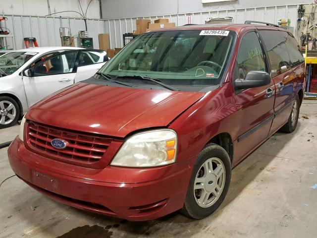 2FMZA51604BB21051 - 2004 FORD FREESTAR S BURGUNDY photo 2