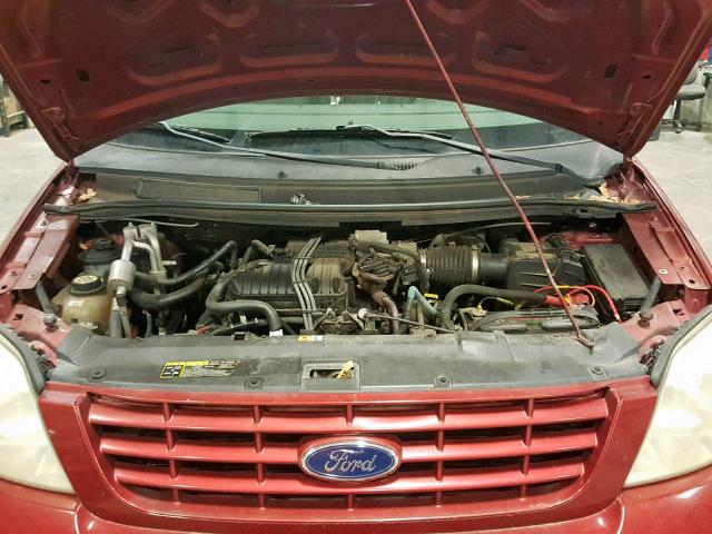 2FMZA51604BB21051 - 2004 FORD FREESTAR S BURGUNDY photo 7