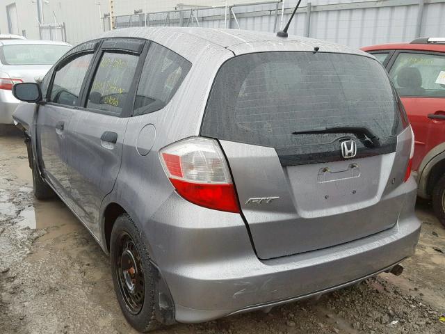 JHMGE88349S804539 - 2009 HONDA FIT DX-A SILVER photo 3