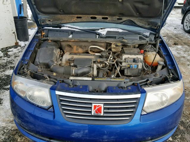 1G8AJ52FX5Z180746 - 2005 SATURN ION LEVEL BLUE photo 7