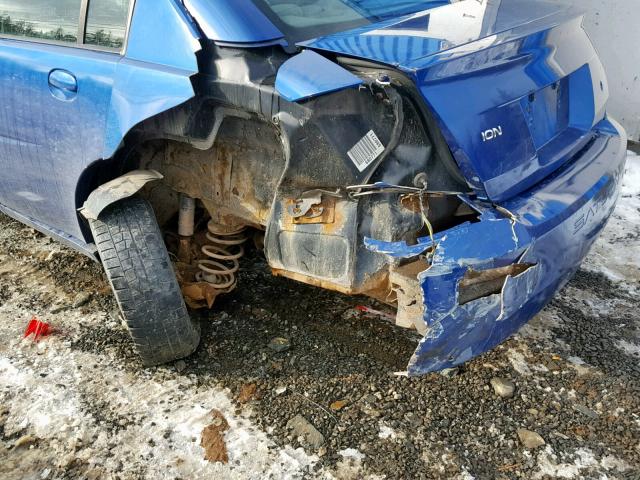 1G8AJ52FX5Z180746 - 2005 SATURN ION LEVEL BLUE photo 9