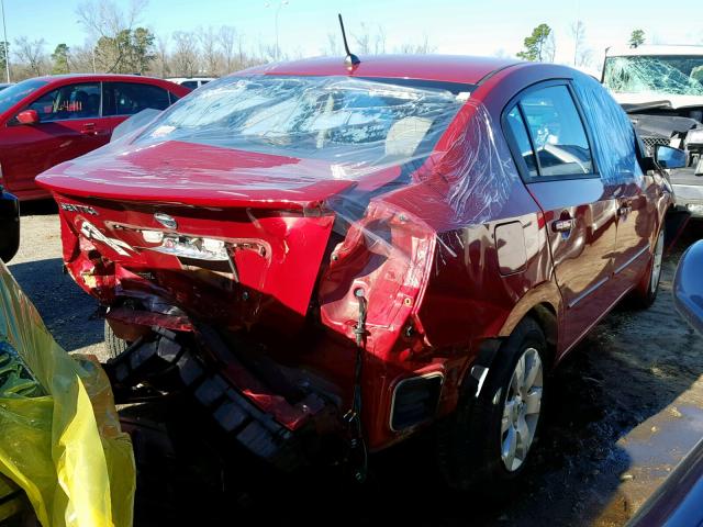 3N1AB6AP0CL652303 - 2012 NISSAN SENTRA 2.0 RED photo 4