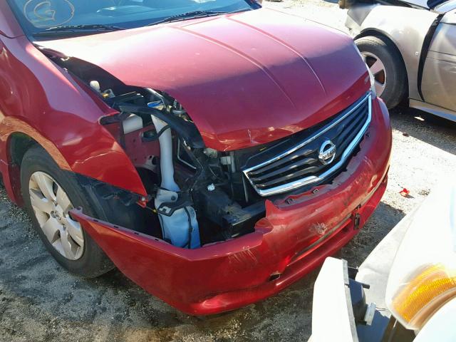 3N1AB6AP0CL652303 - 2012 NISSAN SENTRA 2.0 RED photo 9