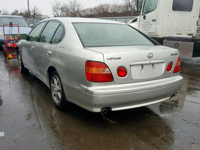 JT8BD68S9Y0111002 - 2000 LEXUS GS 300 SILVER photo 3