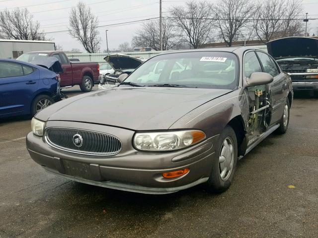 1G4HR54K1YU251630 - 2000 BUICK LESABRE LI BEIGE photo 2