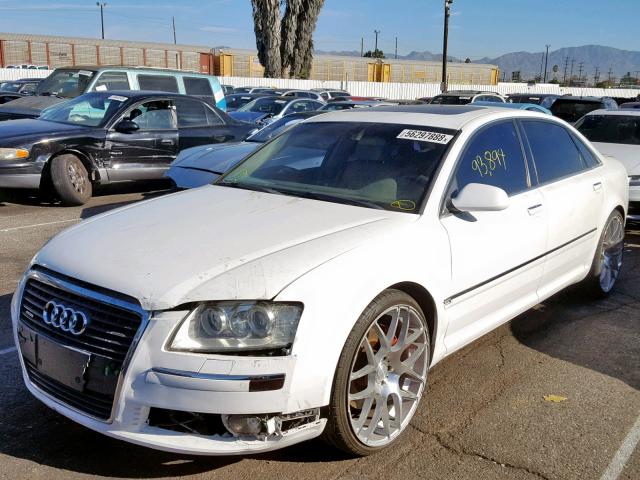 WAUMV44E57N020206 - 2007 AUDI A8 L QUATT WHITE photo 2