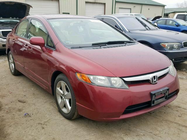 1hgfa16847l119903 2007 Honda Civic Ex Maroon Price History History Of Past Auctions Prices And Bids History Of Salvage And Used Vehicles