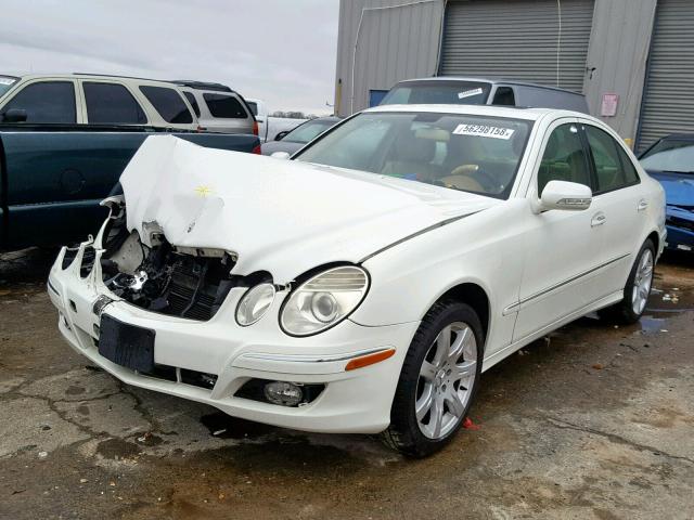 WDBUF56X47B065352 - 2007 MERCEDES-BENZ E 350 WHITE photo 2