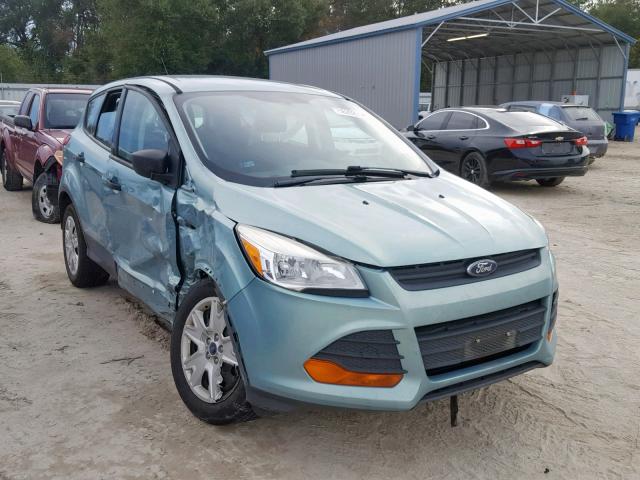 1FMCU0F77DUB22936 - 2013 FORD ESCAPE S GREEN photo 1