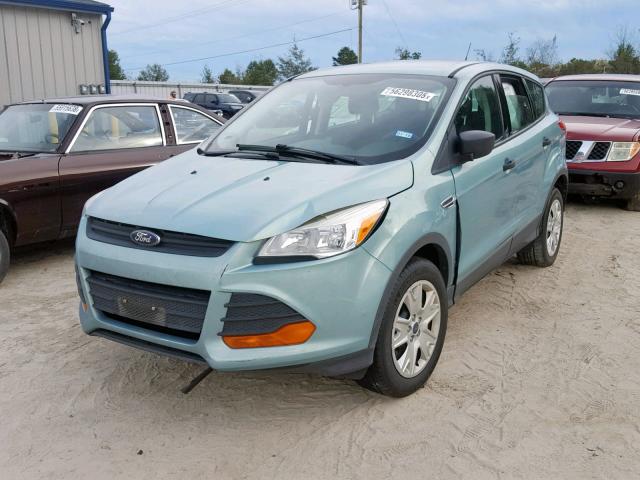 1FMCU0F77DUB22936 - 2013 FORD ESCAPE S GREEN photo 2