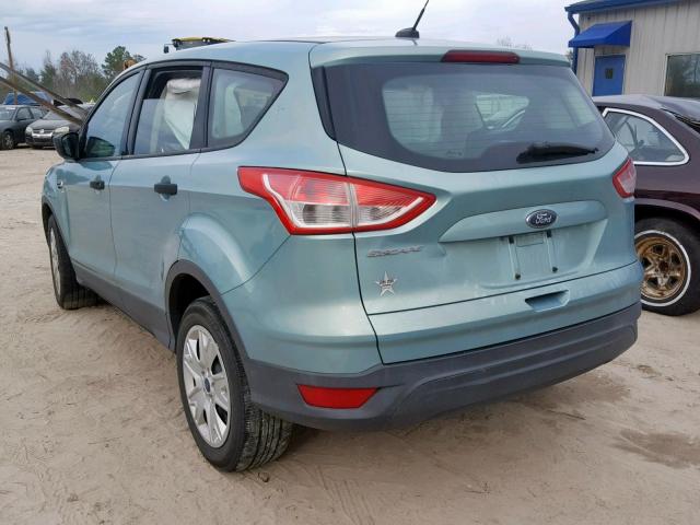 1FMCU0F77DUB22936 - 2013 FORD ESCAPE S GREEN photo 3