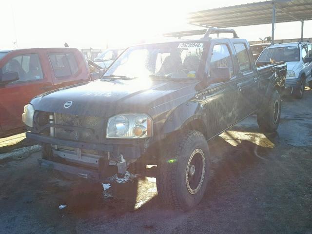 1N6MD29Y83C427288 - 2003 NISSAN FRONTIER C BLACK photo 2