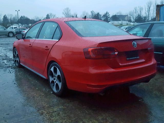 3VW5A7AJ0CM073533 - 2012 VOLKSWAGEN JETTA GLI RED photo 3