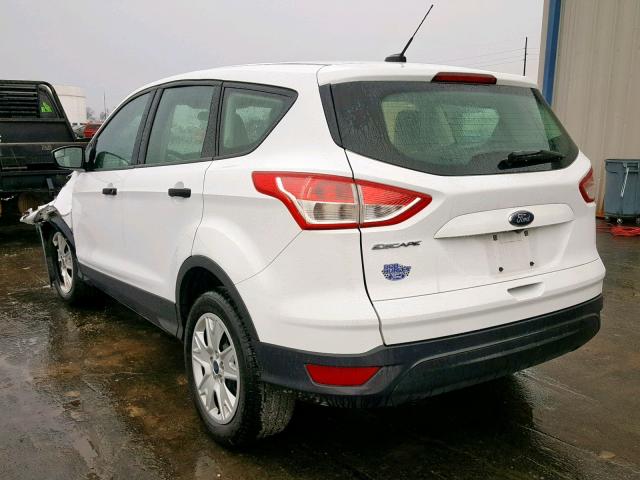 1FMCU0F7XGUA66379 - 2016 FORD ESCAPE S WHITE photo 3