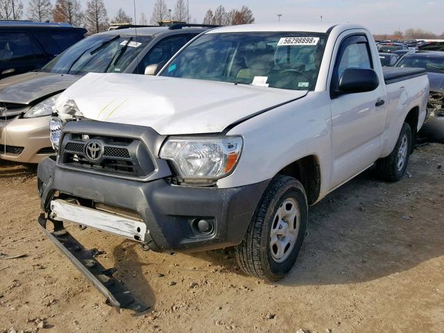 5TFNX4CN4DX020913 - 2013 TOYOTA TACOMA WHITE photo 2