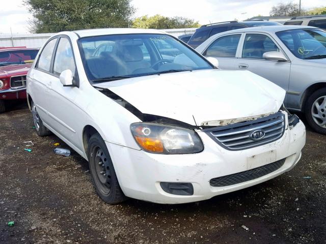 KNAFE222795667716 - 2009 KIA SPECTRA EX WHITE photo 1