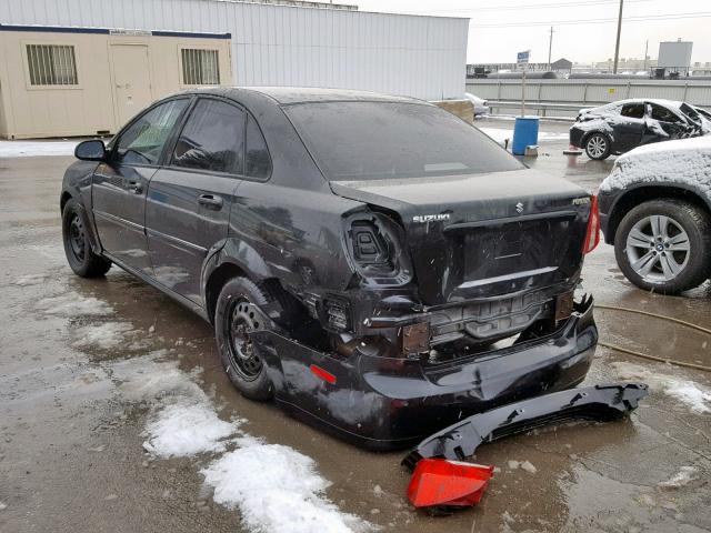 KL5JD56Z96K462037 - 2006 SUZUKI FORENZA BLACK photo 3