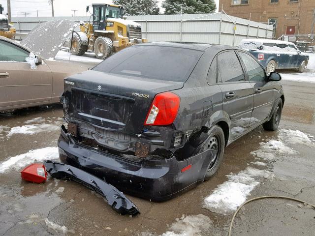 KL5JD56Z96K462037 - 2006 SUZUKI FORENZA BLACK photo 4