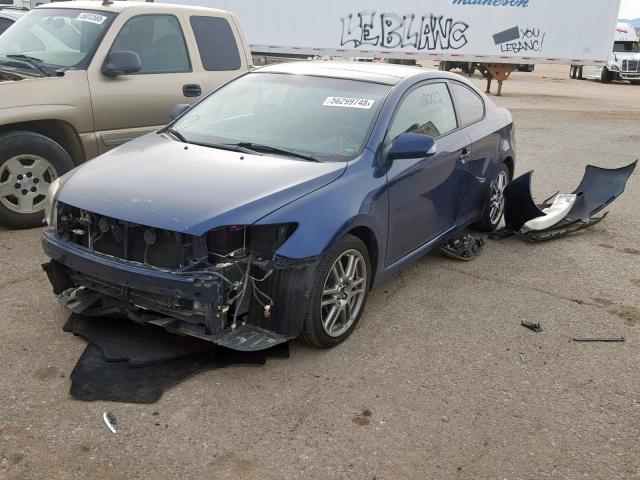 JTKDE167750044977 - 2005 TOYOTA SCION TC Mavi foto 2