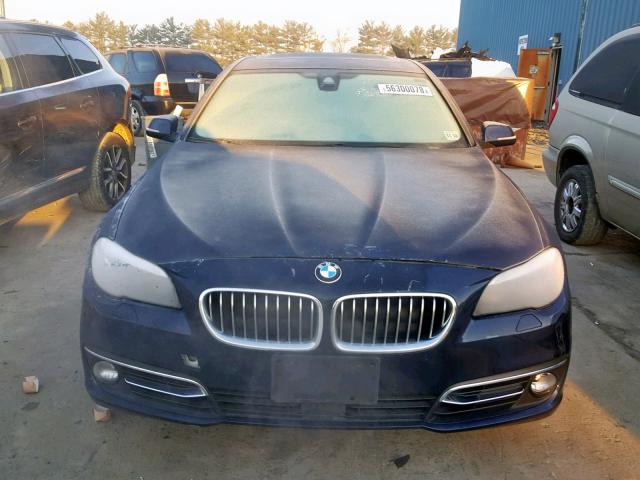 WBA5A7C5XED613727 - 2014 BMW 528 XI BLACK photo 9