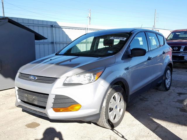 1FMCU0F72FUB33975 - 2015 FORD ESCAPE S SILVER photo 2