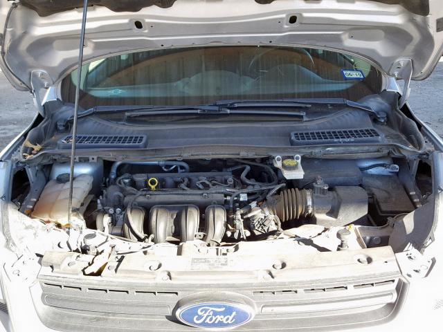 1FMCU0F72FUB33975 - 2015 FORD ESCAPE S SILVER photo 7