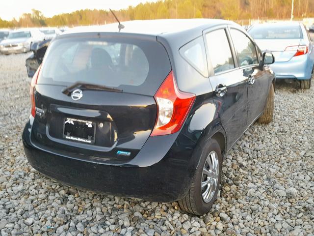 3N1CE2CP4EL371209 - 2014 NISSAN VERSA NOTE BLACK photo 4