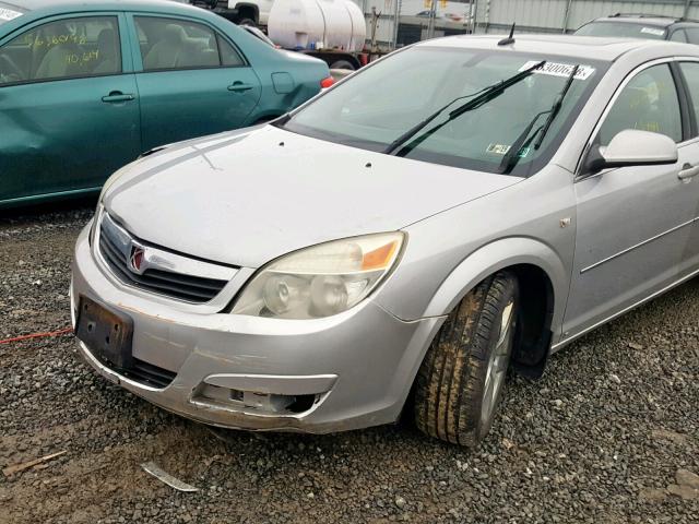 1G8ZS57N27F184424 - 2007 SATURN AURA XE SILVER photo 10