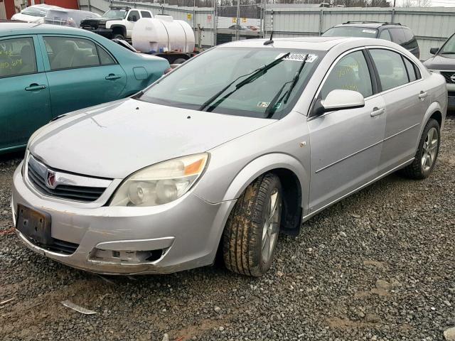 1G8ZS57N27F184424 - 2007 SATURN AURA XE SILVER photo 2