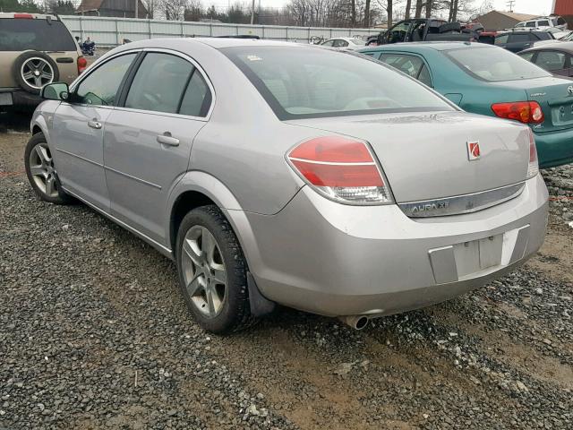 1G8ZS57N27F184424 - 2007 SATURN AURA XE SILVER photo 3