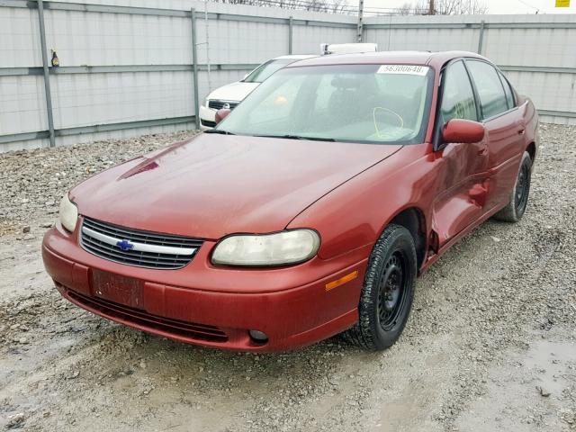 1G1NE52J93M598671 - 2003 CHEVROLET MALIBU LS RED photo 2