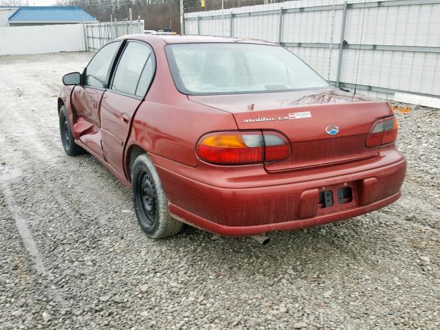 1G1NE52J93M598671 - 2003 CHEVROLET MALIBU LS RED photo 3