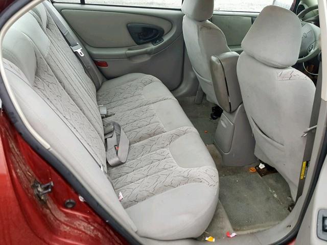 1G1NE52J93M598671 - 2003 CHEVROLET MALIBU LS RED photo 6