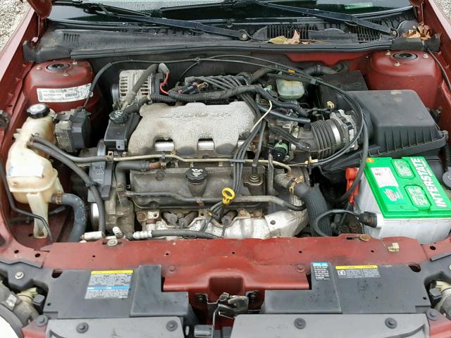 1G1NE52J93M598671 - 2003 CHEVROLET MALIBU LS RED photo 7