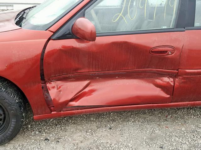 1G1NE52J93M598671 - 2003 CHEVROLET MALIBU LS RED photo 9