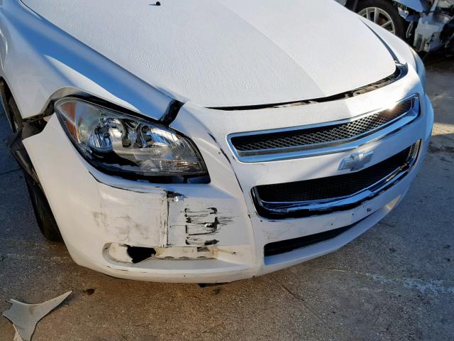 1G1ZG57B19F139158 - 2009 CHEVROLET MALIBU LS თეთრი ფოტო 9