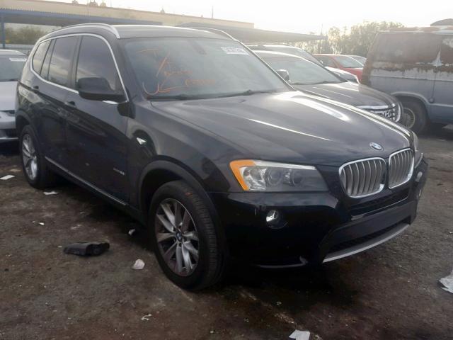 5UXWX5C50BL703169 - 2011 BMW X3 XDRIVE2 BLACK photo 1