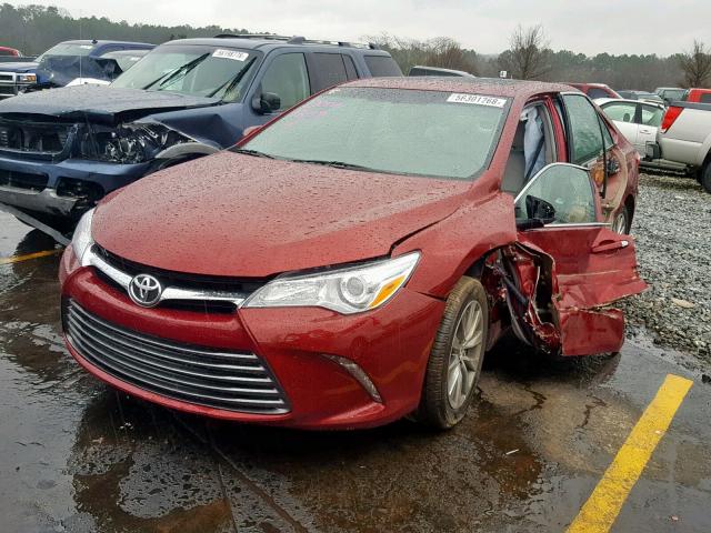 4T1BF1FK1GU612082 - 2016 TOYOTA CAMRY LE MAROON photo 2